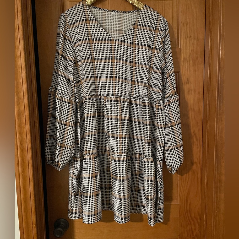 Houndstooth Dress